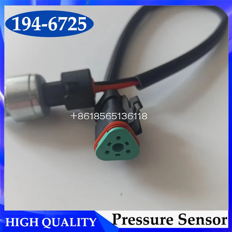 Excavator C15 Oil Pressure Sensor 194-6725 1946725 for CAT 65E 75C Pressure Sensor Switch